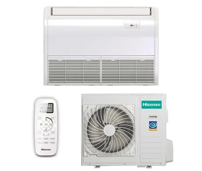 Напольно-потолочная сплит-система Hisense Heavy Inverter AUV-36UR4RC8/AUW-36U4RK7 WI-FI